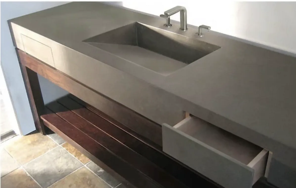 Custom concrete project by Coastal Concrete Studio in Florida