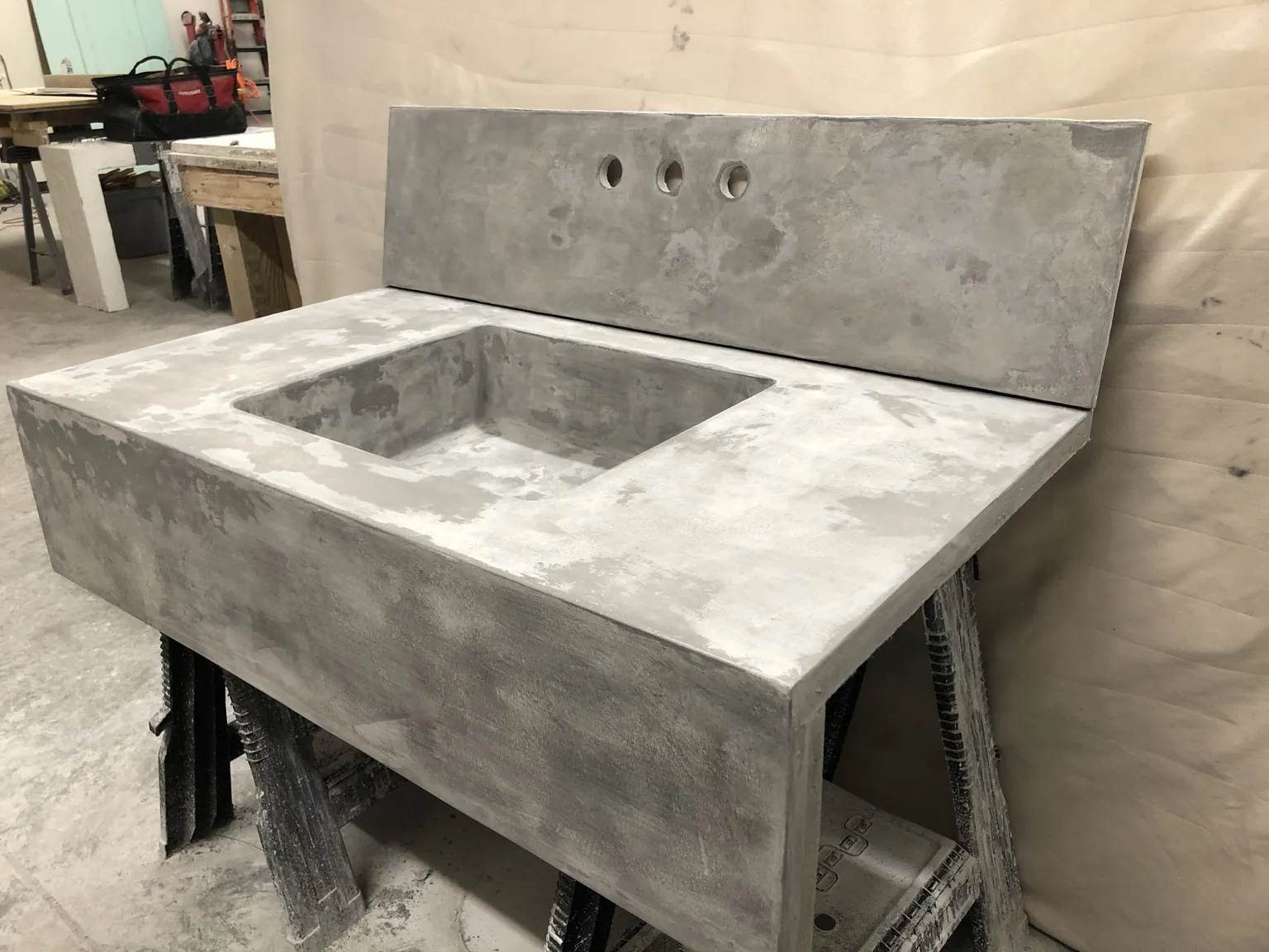 Custom concrete project by Coastal Concrete Studio in Florida