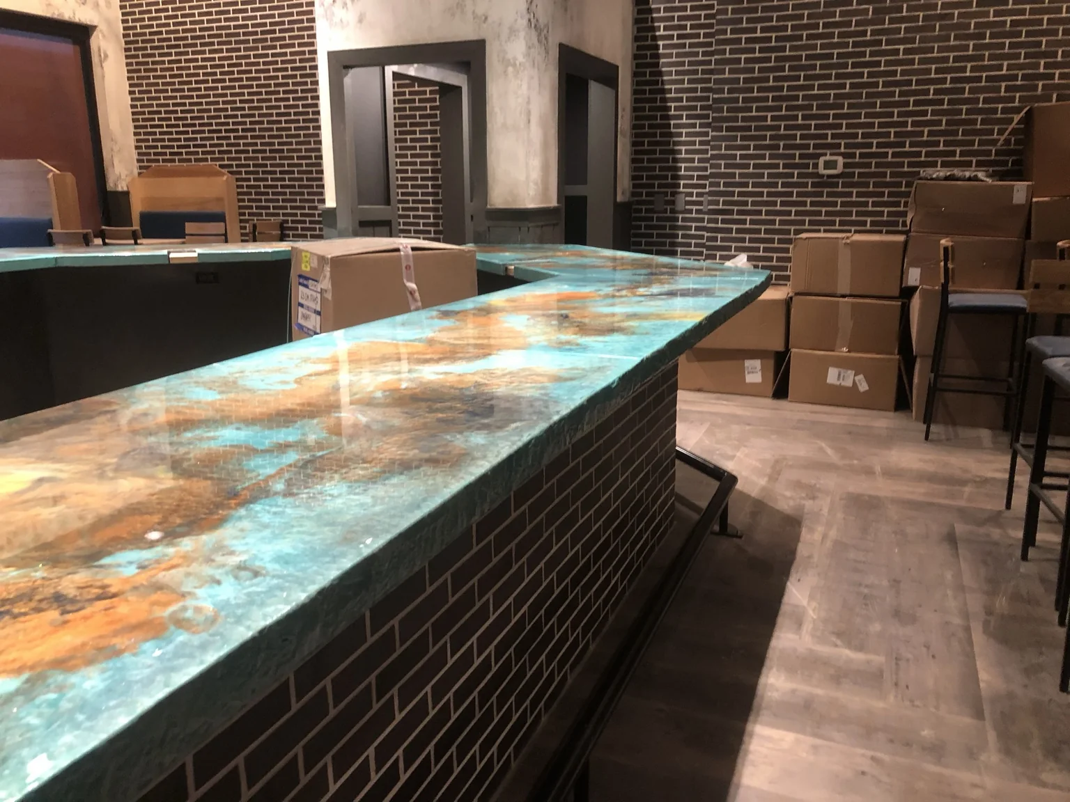 Custom concrete project by Coastal Concrete Studio in Florida