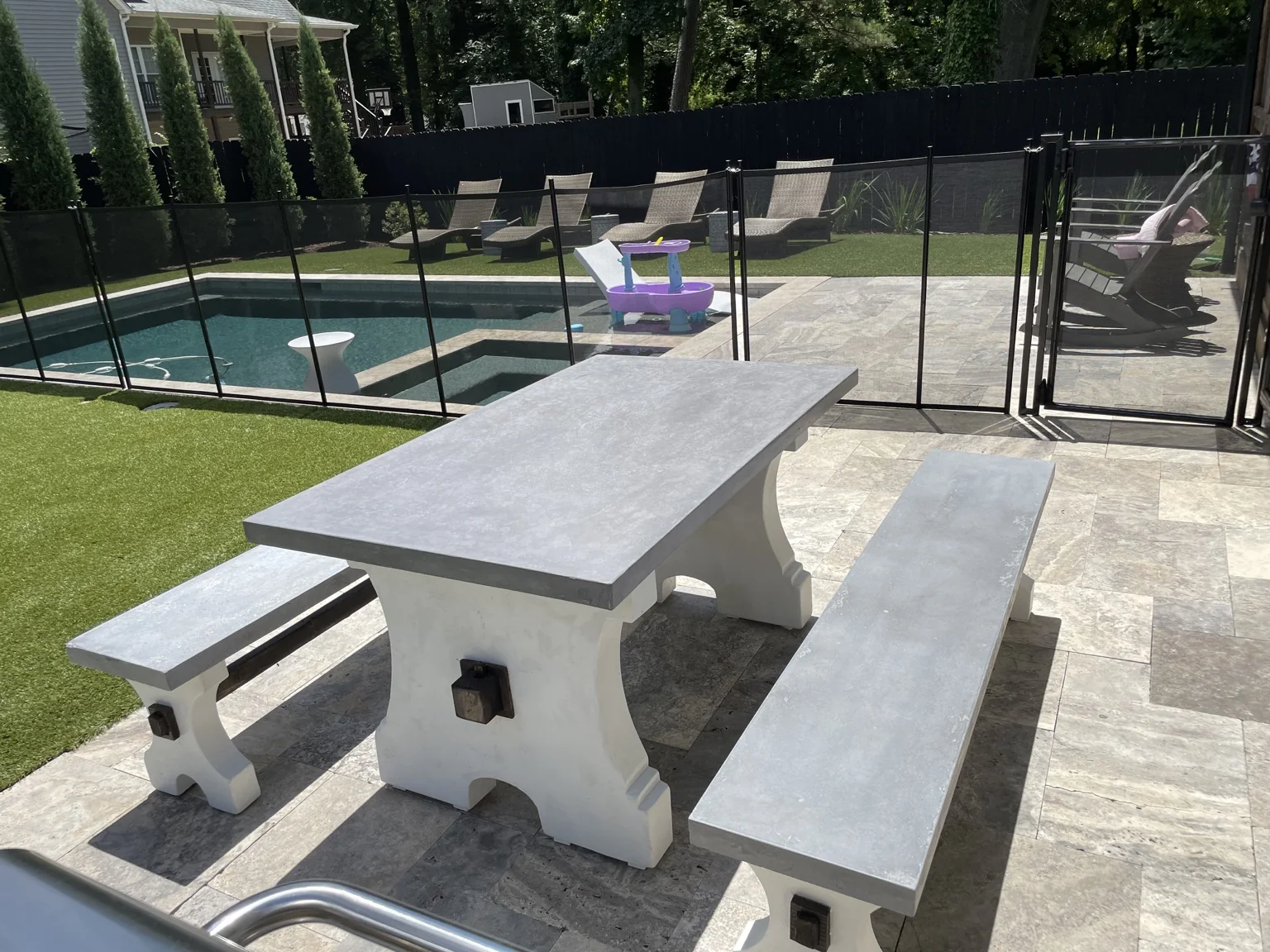 Custom concrete project by Coastal Concrete Studio in Florida
